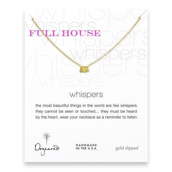 【FULL HOUSE 】  Dogeared祈願ELEPHANT大象好運金項鍊 whispers 新品上市