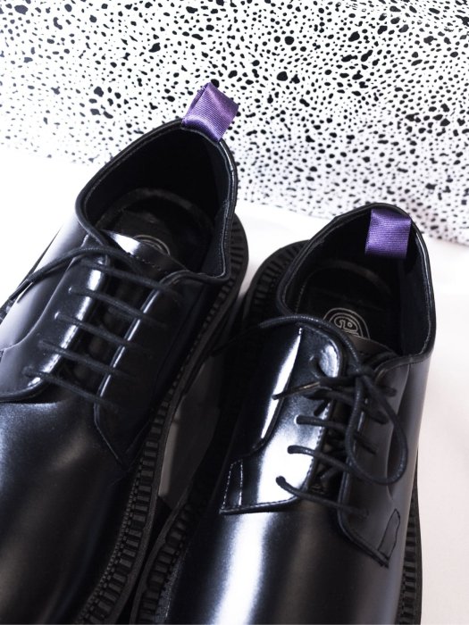 Eytys 10-hole Increase leather boots.（Black) 增高 厚底 短靴 皮革