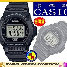 【台灣CASIO原廠公司貨】【天美鐘錶店家直營】【下殺↘超低價有保固】CASIO 復古的圓型錶殼設計 W-219H-1A