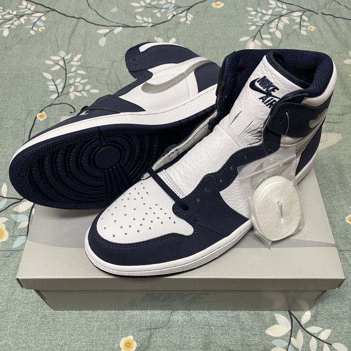 全新NIKE Air Jordan 1代OG午夜藍US 9.5官網公司貨| Yahoo奇摩拍賣