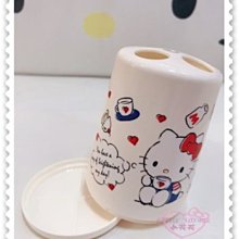 ♥小花花日本精品♥ Hello Kitty 牙刷架 牙膏架 筆筒架 牙刷筒 置物架實用 多功能 21107405