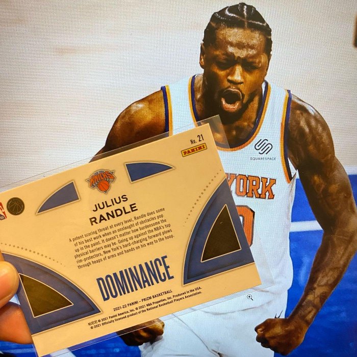 NBA球員卡 籃球卡2021-22 Panini Prizm Dominance Julius Randle