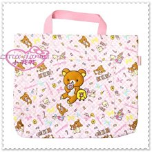 小花花日本精品♥Hello Kitty  拉拉熊 懶熊 輕鬆熊 手提袋 補習袋 購物袋41108901
