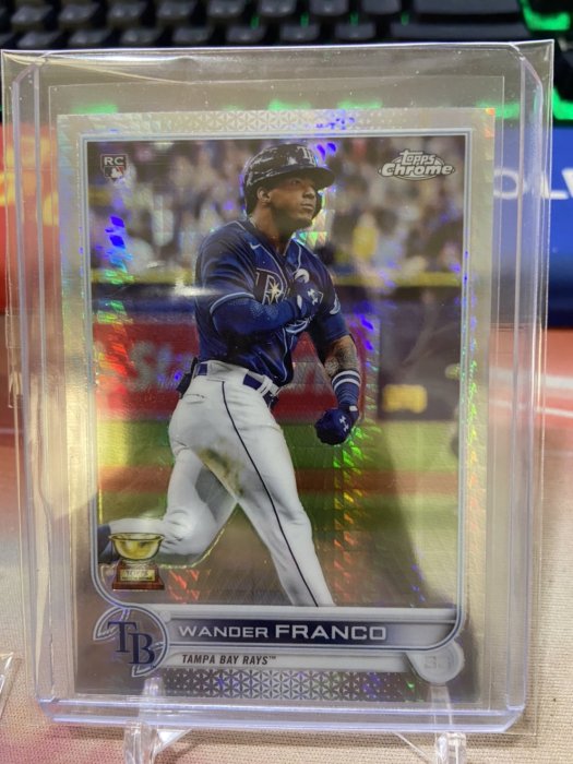 【Wander Franco】2022 Topps chrome RC 光芒超大物 魚鱗亮