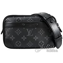 【茱麗葉精品】全新商品 LV 專櫃商品 M82542 ALPHA 黑經典花紋寬背帶雙層斜背方包 現貨