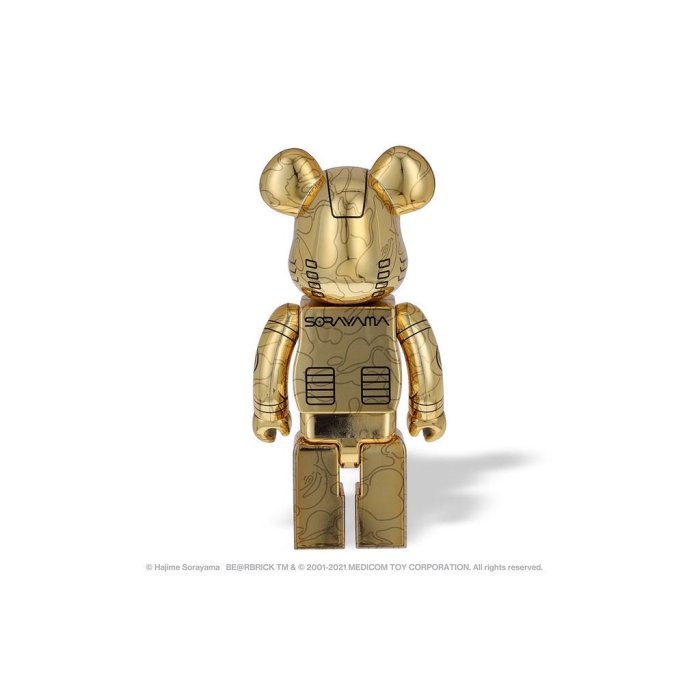 熱い販売 ☆九谷 of u0026 BE@RBRICK BE@RBRICK HAJIME SORAYAMA × 空山基☆ 美術品・アンティーク・コレクション