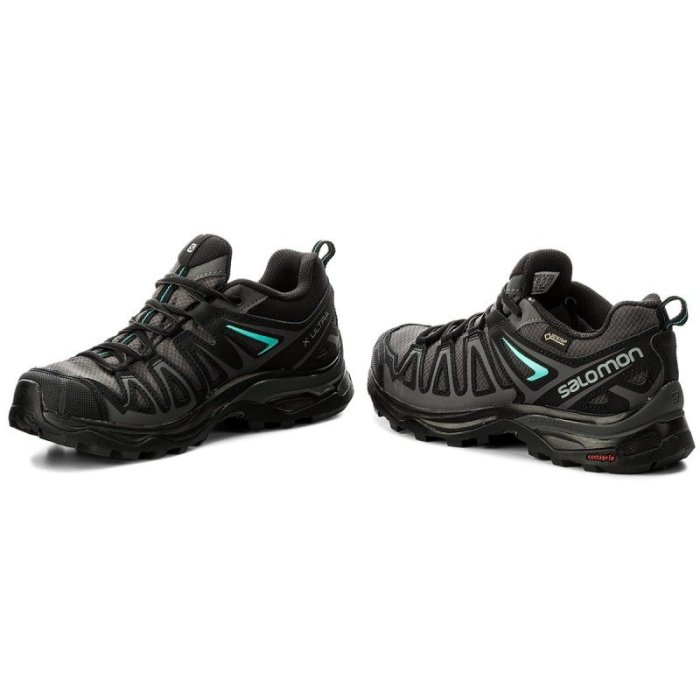 =CodE= SALOMON X ULTRA 3 PRIME GTX 防水登山野跑鞋(黑灰綠) 402462 索羅門 女