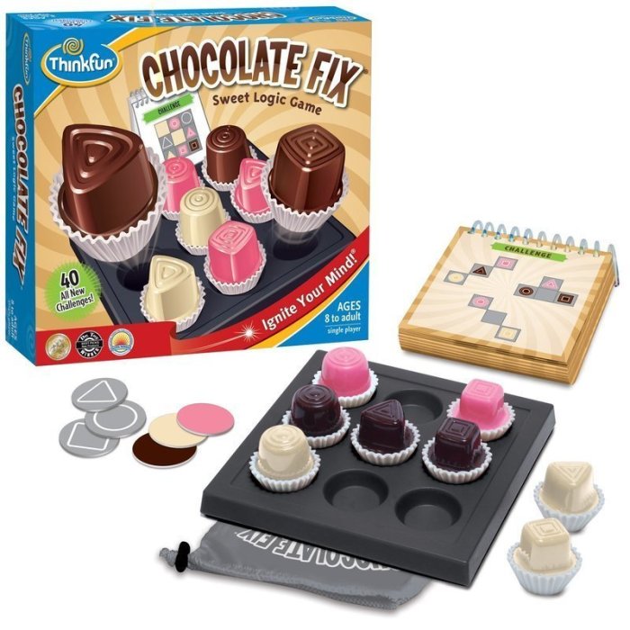 大安殿實體店面 Chocolate Fix 巧克力拼盤 美國THINK FUN 正版益智桌上遊戲