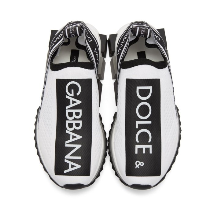 [全新真品代購] DOLCE & GABBANA 經典款 LOGO 彈力針織 運動鞋 / 襪套鞋 Sorrento