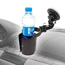 YP逸品小舖 車用 吸盤式水杯架 置杯架 置物架 飲料架 手機架 可放保溫瓶 茶杯