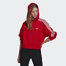 限時特價南◇2021 3月 ADIDAS ADICOLOR 三葉草 愛迪達 復古 連帽 帽TEE 紅色 GN2892