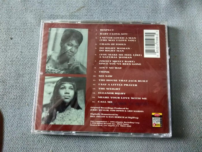 O版 Aretha Franklin The Very Best Of Aretha Franklin CD全新