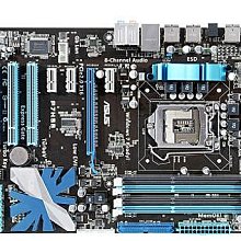 電腦雜貨店→華碩 ASUS  P7H55主機板 (1156腳位  DDR3)二手良品  $580