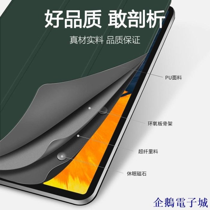 企鵝電子城磁吸保護套 iPad Pro 11 吋 12.9吋 2022 2021新款Air4/5 全面屏 平板殼 防摔輕薄智