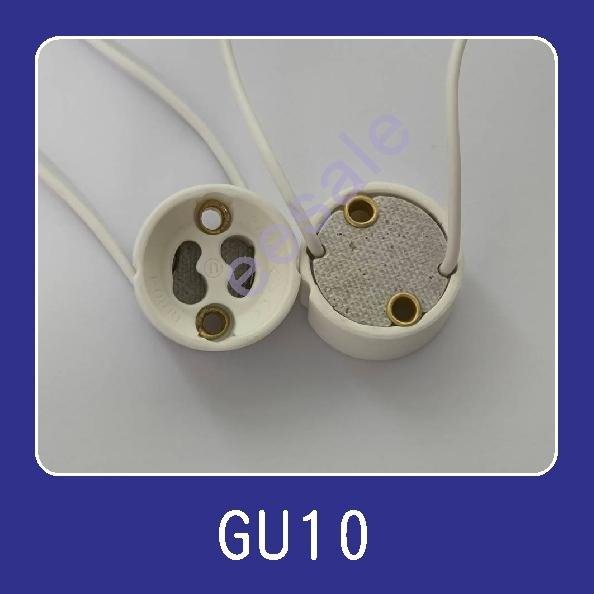 【燈具配件】GU5.3 GU10 陶瓷燈頭 燈頭線 // MR16 鹵素 杯燈 LED 燈座 接線端子 石英燈頭 燈座