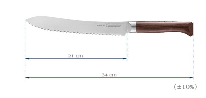 【LED Lifeway】OPINEL Bread Knife(公司貨)山毛櫸木-21cm麵包刀#OPI_002284