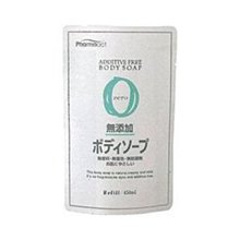 日本【熊野油脂kumano】Pharmaact 無添加沐浴乳(補充包)-450ml ￡夏綠蒂日貨