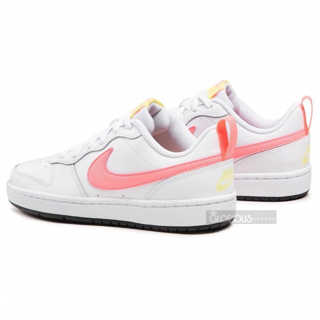 免運 特賣 NIKE COURT BOROUGH LOW  白 粉 BQ5448-108 運動 板鞋【GLORIOUS】