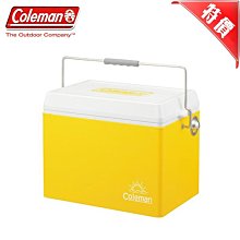 【大山野營】特價款 Coleman CM-7113J 26.5L 亮黃復古鋼甲冰箱 冰桶 行動冰箱 復古冰箱 復古冰桶