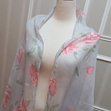 *beauty*ARMANI粉色花朵長絲巾  6000 元WE20