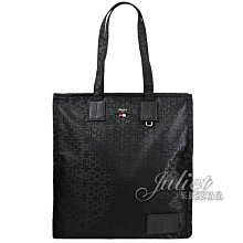 【茱麗葉精品】【全新商品】BALLY 6240089 CRYSTALIA 經典緹花摺疊托特包禮盒.黑 現貨