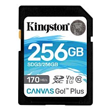 ＊兆華國際＊ KINGSTON 金士頓 Canvas Go! Plus SDXC 256G 記憶卡 UHS-I V30