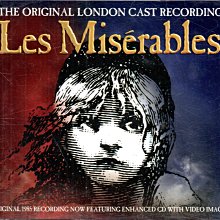 金卡價338 Les Miserables 悲慘世界-倫敦首演2CD原聲輯 多媒體加強型光碟(片1刮) 再生工場02