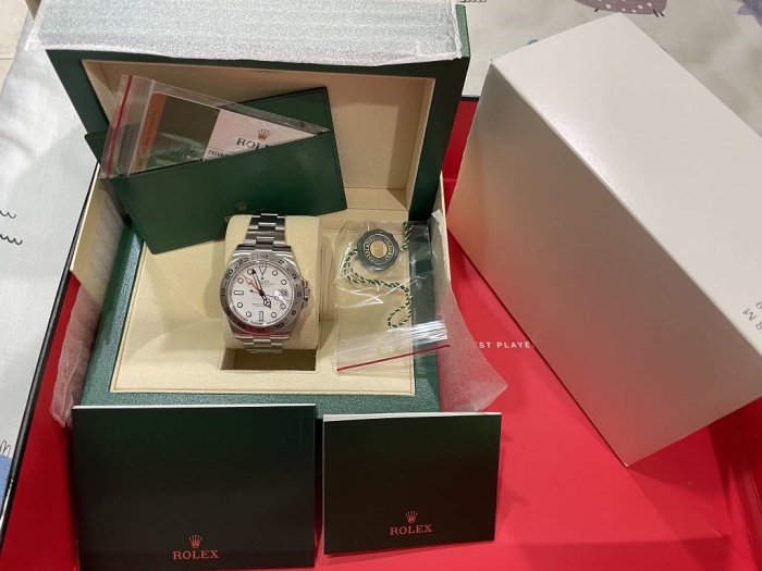 （已售出）勞力士Rolex 全新全膜216570W 白面探二