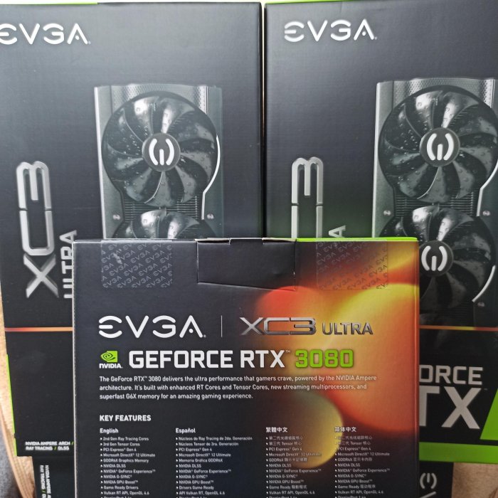 高雄EVGA XC3 RTX3080 10G顯示卡/2022購買