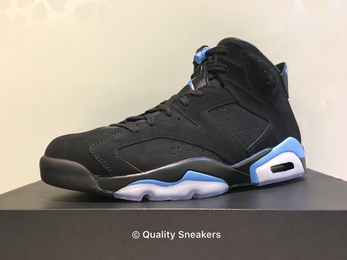 現貨- Jordan 6 Win Like 82 UNC 黑藍北卡藍麂皮大尺碼US 12