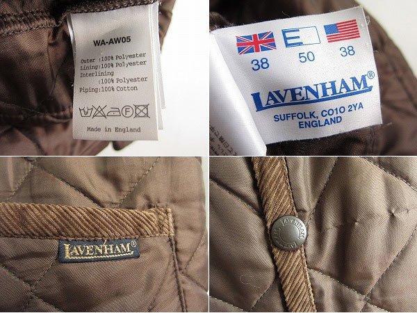 LAVENHAM 格紋夾克外套 SIZE 38 英國製