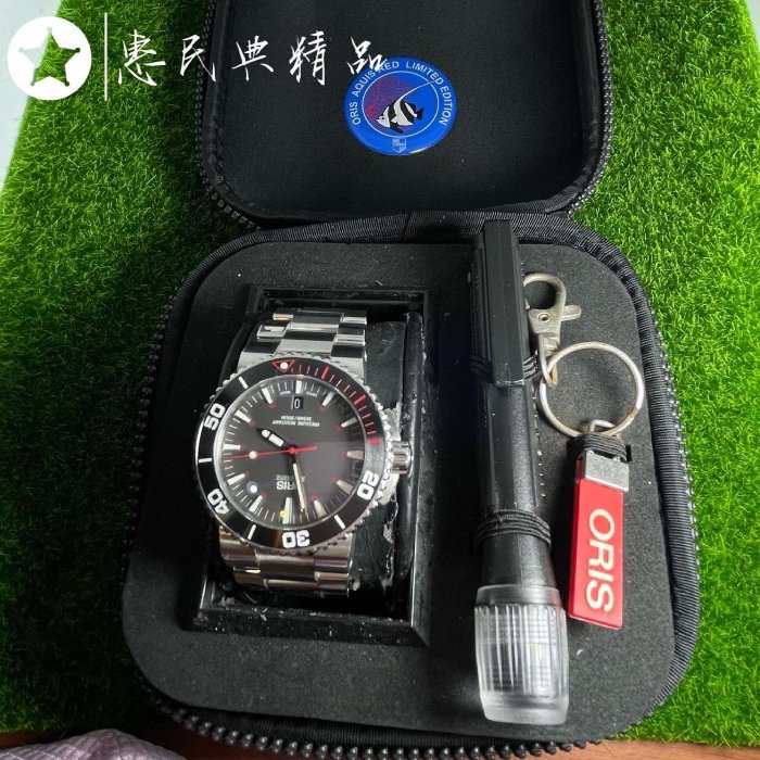 惠民精品】（1100619L)喜歡戴右手的客人有福啦！ORIS/7653-83右手錶