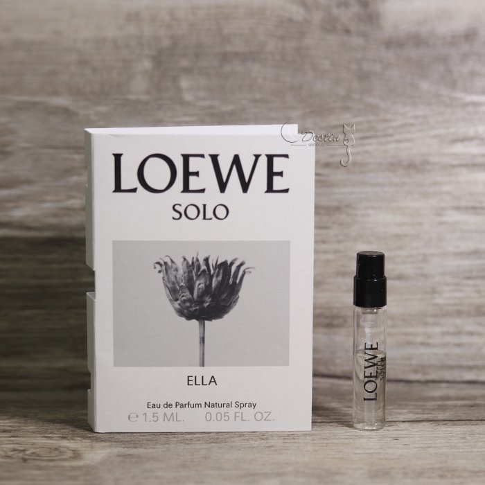 LOEWE 獨奏宣言 Solo Ella 女性淡香精 1.5mL 可噴式 全新 試管香水