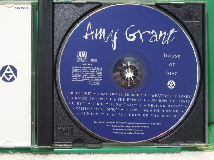 AMY GRANT~~HOUSE OF LOVE.WHATEVER IT TAKES