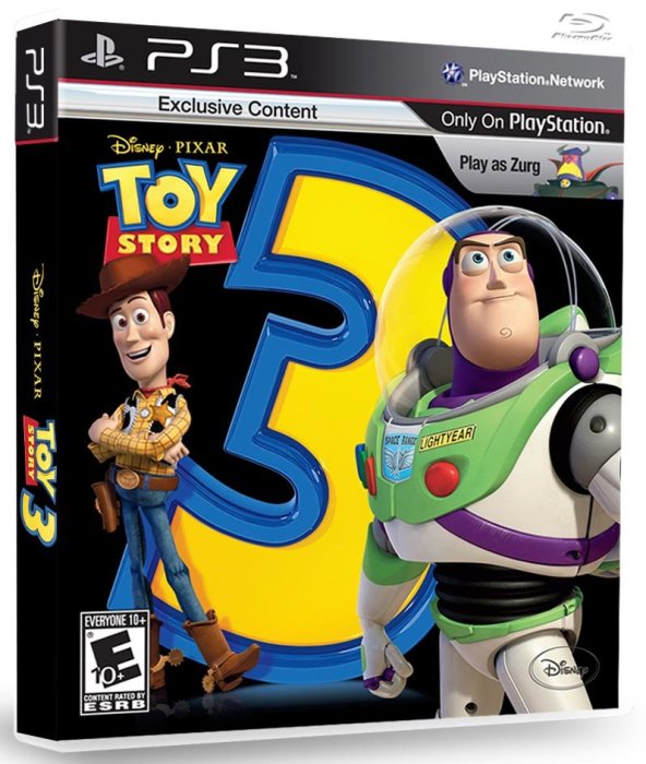 全新未拆 PS3 Toy Story 3 玩具總動員3 (巴斯+胡迪 可扮演札克、可下載Move遊戲) -英文美版-