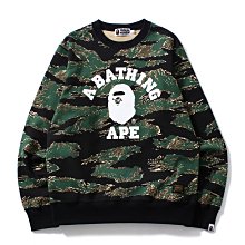 【日貨代購CITY】BAPE APE TIGER CAMO COLLEGE CREWNECK 大學TEE 現貨