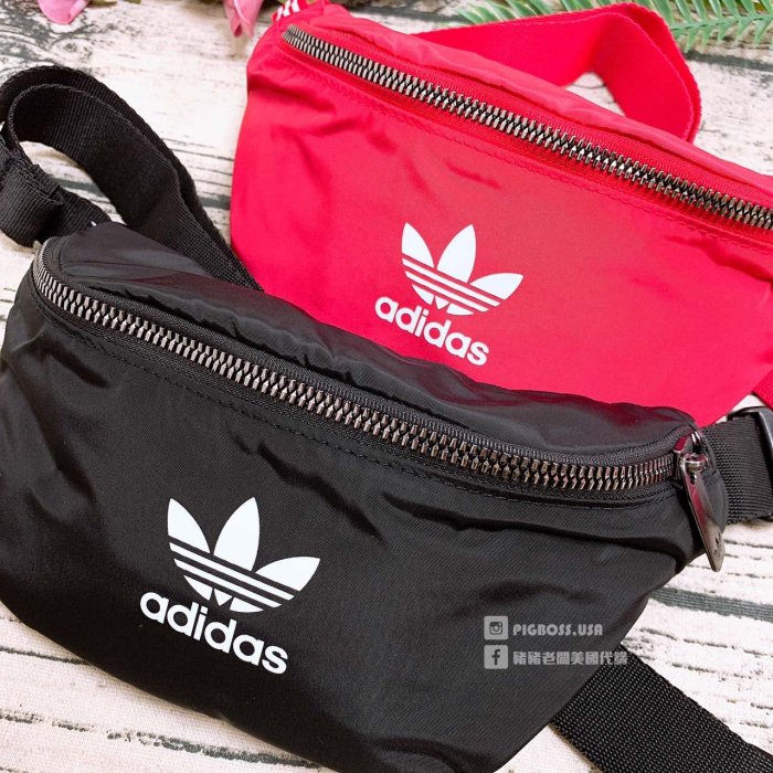 【豬豬老闆】Adidas Originals Waistbag 三葉草 尼龍 腰包 側背包 隨身 小包