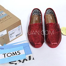 【高冠國際】Toms classics red glitter 小亮片 休閒鞋 001013B12 平底鞋