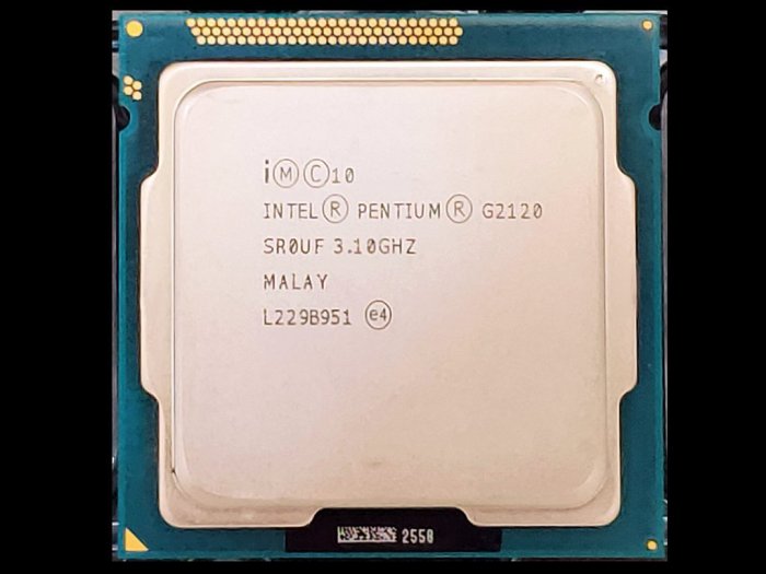 【含稅】Intel Pentium G2120 3.1G 1155 雙核 55W 正式CPU 一年保 內建HD