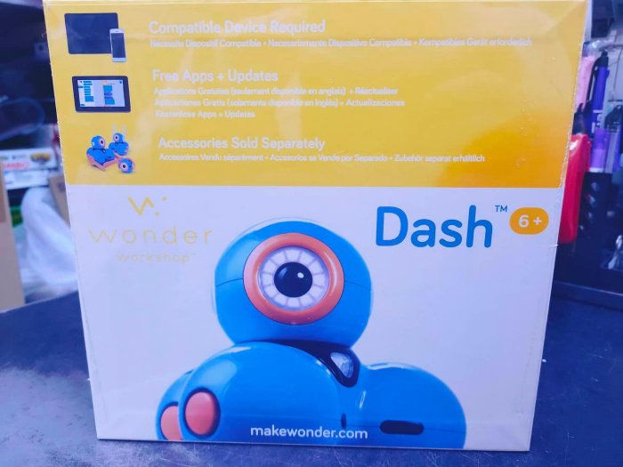 【全新未拆封】美國暢銷 Dash 程式學習機器人 兒童程式學習機器人 Wonder shop 奇幻工房 達奇機器人