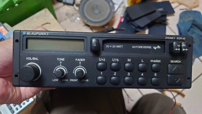 BLAUPUNKT 德國藍點 SYDNEY SQR49 卡式 音響主機 GOLF MK2 可參考