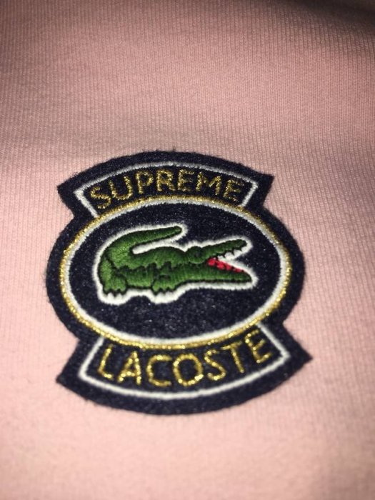 Supreme X Lacoste Hooded Sweatshirt Pink BLACK WHITE 多色年度聯名