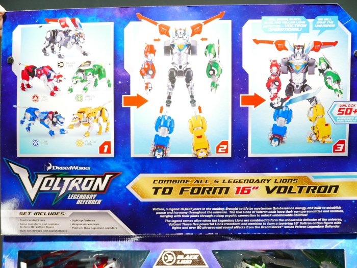 參號倉庫 現貨  Voltron Legendary Defender 百獸王 聖戰士 傳奇護衛 2016版 五獅合體