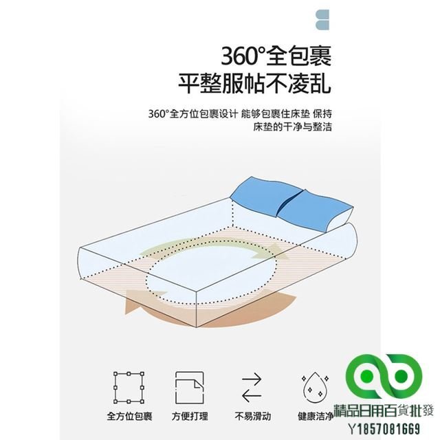 冰絲涼蓆床笠全包圍夏季床墊防滑可機洗宿舍單雙人床笠款空調席子【精品】