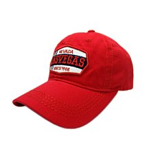 【海倫精坊】美式風格~LA浮繡經典紅色棉製棒球帽~男女適(特價２００元/頂)D871