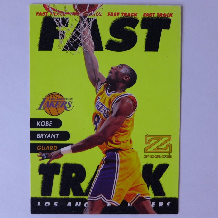 ~ Kobe Bryant ~1997年Z-Force 名人堂/小飛俠/黑曼巴/布萊恩 毛毛蟲設計.NBA特殊卡