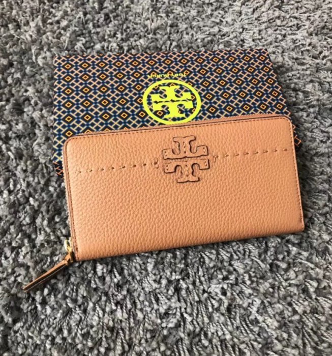 小皮美國正品代購 Tory Burch 197 四色可選 女生長夾拉鏈 YKK五金 多卡位多隔層 實用