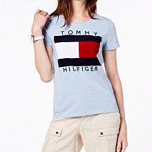 ☆【TH女生館】☆【TOMMY HILFIGER LOGO絨面印圖短袖T恤】☆【TOMG002F8】(XS)