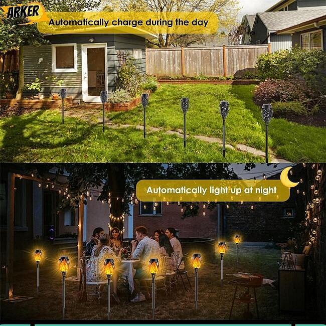 Ak 4  12led 太陽能手電筒防水超亮開關戶外燈用於園飾-來可家居