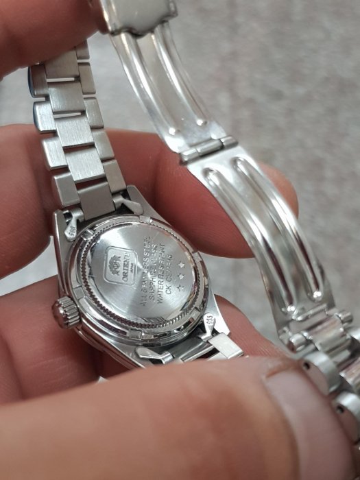 十鑽面☆高檔 ORIENT 全實鋼 石英錶 藍寶石鏡面 清晰 耐用 2.5/16.5 別錯過  H1